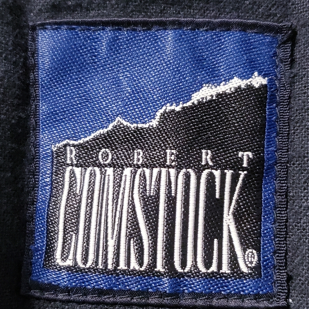 Vintage Robert Comstock Genuine Leather Casual Bomber Jacket Men's Size Large - Picture 7 of 13